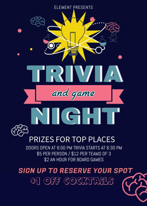 Trivia & Game Night Tickets | EventBookings