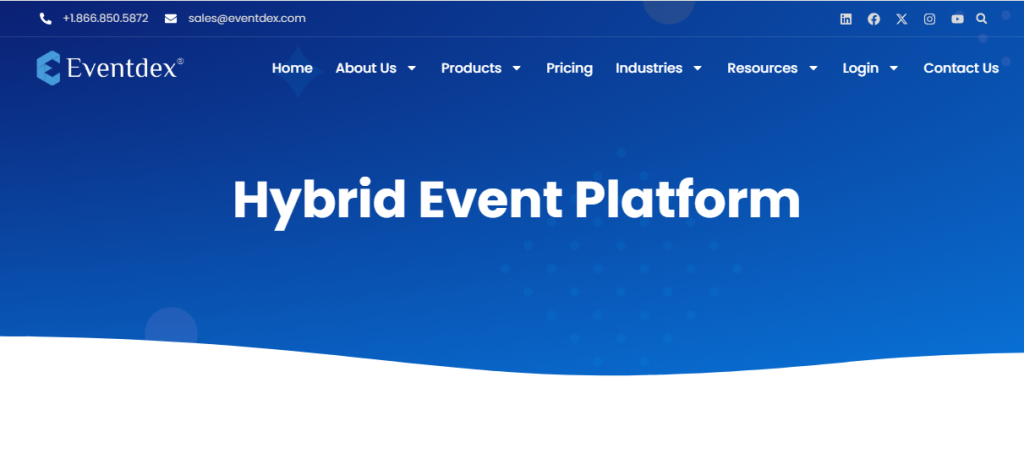 Eventdex hybrid events platform