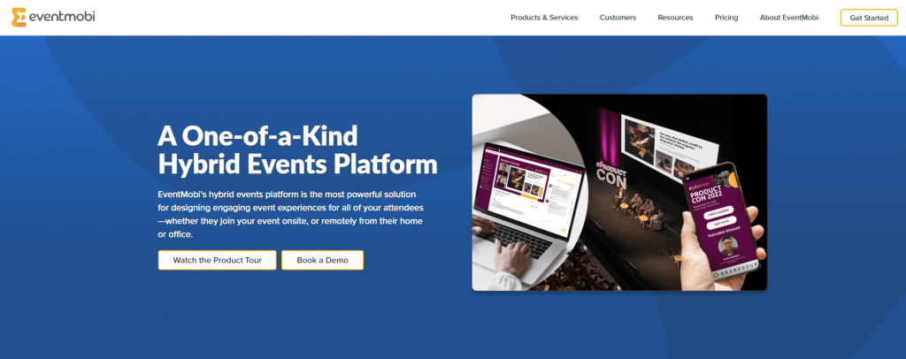 Eventmobi hybrid events platform