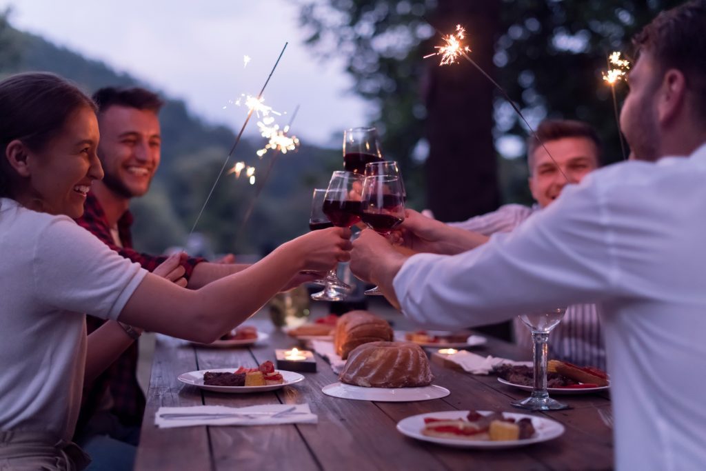 Dinner under stars