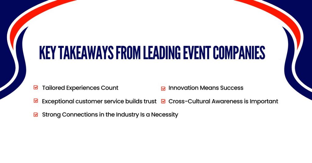 Key Takeaways from Leading Event Companies